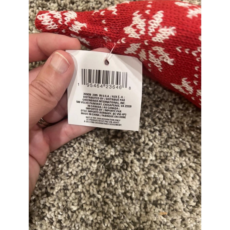 christmas house gnome Red & White-decor christmas gnomes- NWT