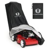 TitanCovers Lawn Mower Cover with PA Coating & Double Drawstring