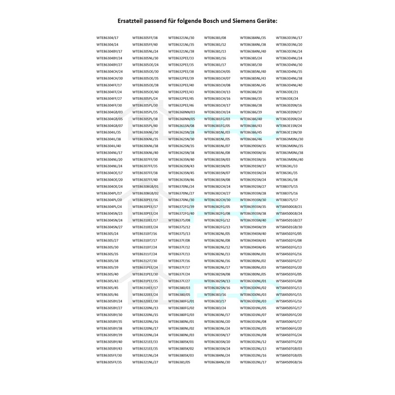 DL-pro Filter suitable for Bosch Siemens Neff Constructa Lint Filter