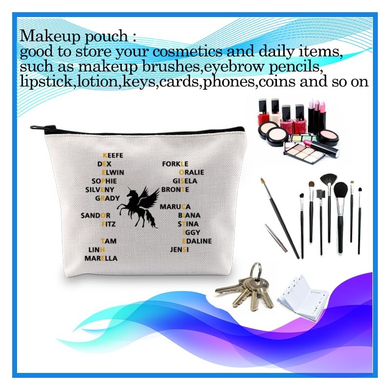 PXTIDY Kotlc Team Foster Kee-fe Inspired Book Gift Cosmetic Bag,