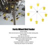 Ferris Wheel Bird Feeder Dynamic Design Endless Fun Outdoor Hanging