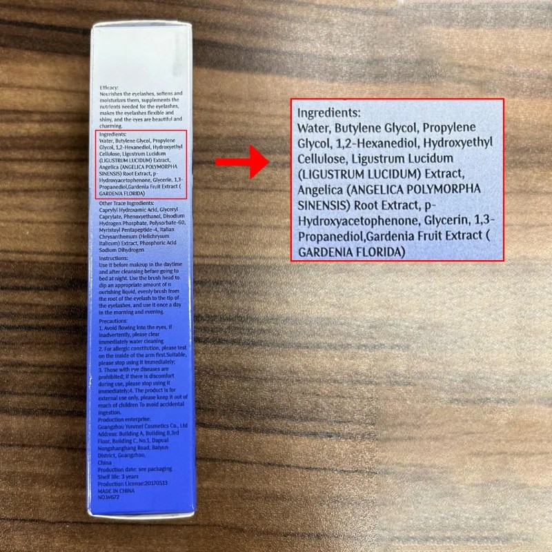 Sérum De Pestañas De 0.1 Fl Oz, Suero Nutritivo Para