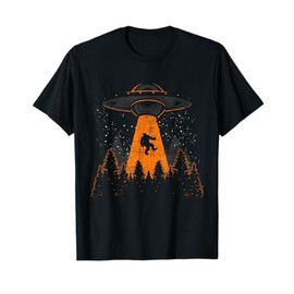Bigfoot Sasquatch UFO Alien Abduction Yeti Cryptid Bigfoot T-Shirt