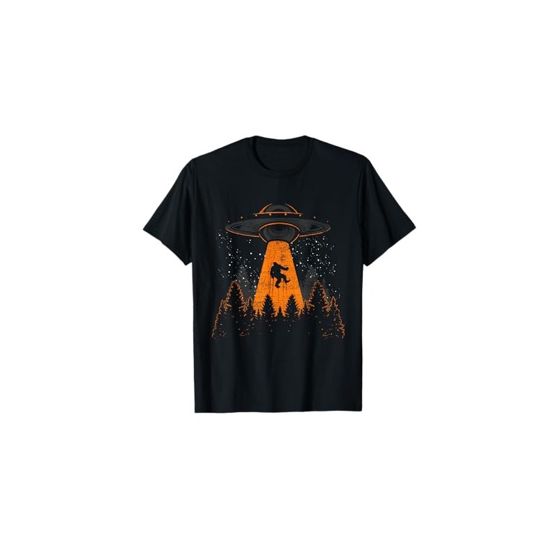 Bigfoot Sasquatch UFO Alien Abduction Yeti Cryptid Bigfoot T-Shirt