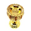 Elegant Metallic Traditional Bakhoor Incense Burner with Ornate Design