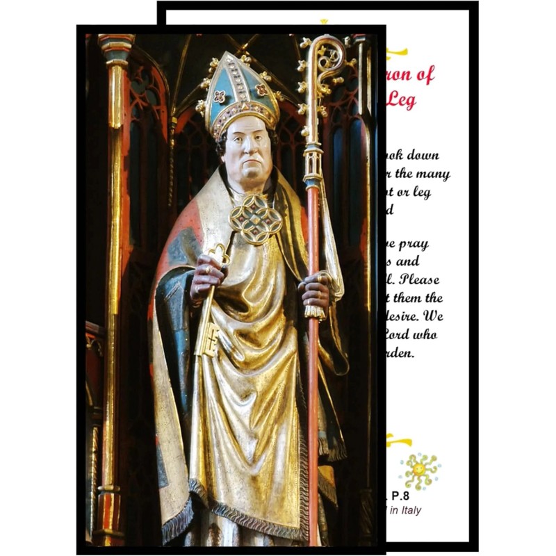 Saint Servatus Servatius Patron of Those Suffering of Rheumatism Foot