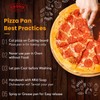 Crown Pizza Pan with Holes 12 inch, 2 Pack, Sturdy,