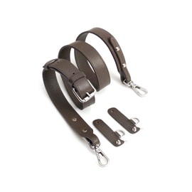 Neylissia Upgraded Leather Long champ Bag Strap, Adjustable Crossbody Replacement Strap, Anti-Slip Shoulder Strap with Buckles, Compatible with Longchamp Handbags S/M/L-Earthy