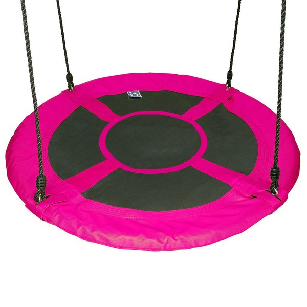 100cm/40 Disc Giant Nest Web Rope Hanging Tree Swing Seat