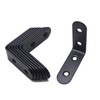 MY MIRONEY 8PCS Black L Brackets Heavy Duty Stainless Steel