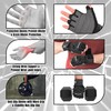 QTF Ventilated Weight Lifting Gym Workout Gloves with Wrist Wrap