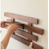 Osmac KT-1DB Wall Hanging Storage Wall Mounted Dark Brown Shelf
