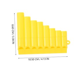 Parliky Portable Pan Flute Musical Instrument for Beginners Lightweight Mini Pan Flute Easy to Play Compact and Portable Music