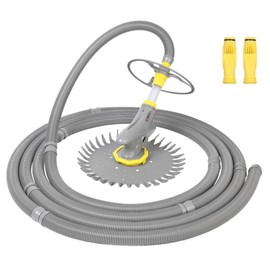 (2024 Upgrade) VINGLI Pool Vacuum Cleaner Automatic Sweeper Swimming Pool Creepy Vacuum (Grey)