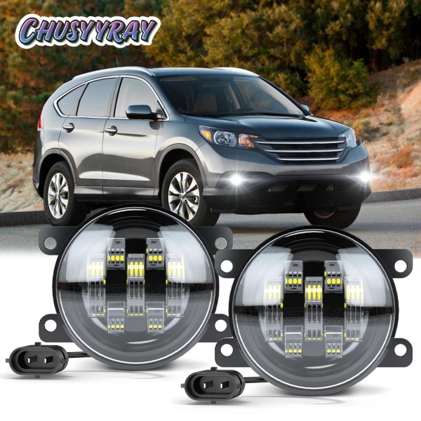 CHUSYYRAY Pair Front Fog Light Driving Lamp For Honda CRV