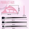 Eyeliner Stencils Set Reusable Eyeshadow Stencils for Eyes Eyeshadow Brush