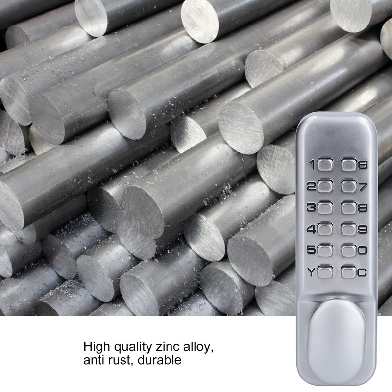 Digital Door Lock Deadbolt, Mechanical Combination Lock, Mechanical Keyless Entry