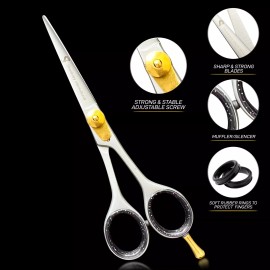 RS New Barber Hair Cutting Scissors Professional Hairdressing Salon Shears Sharp