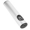 Cordless Air Pump Portable Multifunctional Rechargeable Digital Display Lighting InflatorSilver