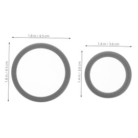 FRCOLOR Stethoscope Replacement Diaphragm 2-Piece Set for Adult and Pediatric Use Lightweight and Sturdy Earpiece Accessories for Medical Professionals