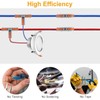 Linkstyle 40PCS Lever Wire Connectors Kit 28-12 AWG, 3 Way