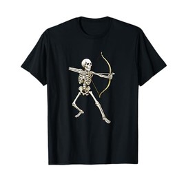 Skeleton Archer Archery Bow and Arrow T-Shirt