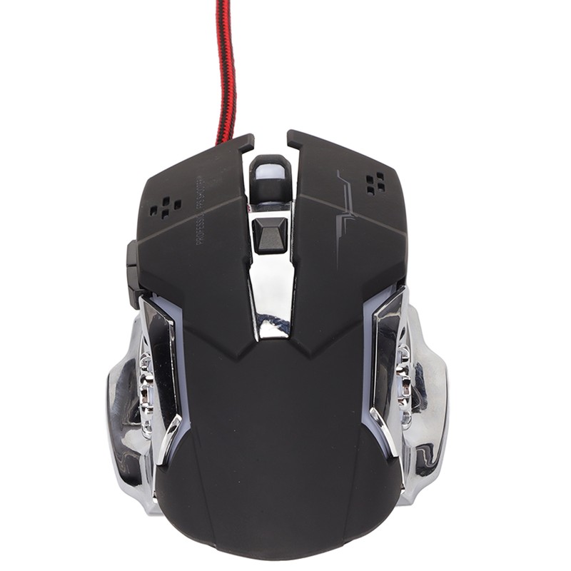 RGB Wired Gaming Mouse Side Key Design 1200DPI RGB Breathing