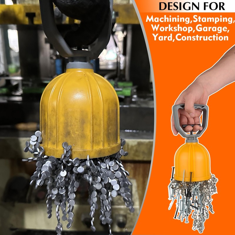 MUTUACTOR Strong Magnetic Bulk Parts Lifter,Quick Release Magnetic Pick-up Tool,Powerful