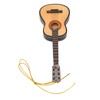 Guitar Model Lifelike Decorative Wooden Miniature Guitar Ornament for Christmas