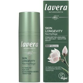 lavera Skin Longevity Night Cream with NAD+ Booster and Timelys for Skin Regeneration and Collagen Synthesis