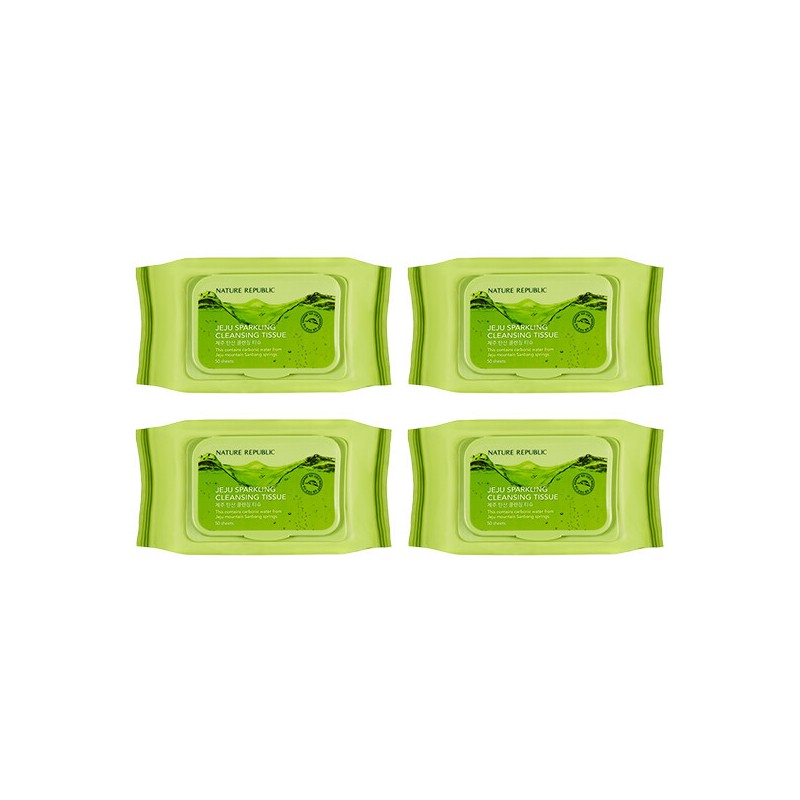 Nature Republic (현대Hmall)네이처리퍼블릭 6개묶음 네이처리퍼블릭 제주 탄산 클렌징 티슈 (총