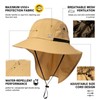 TOP-EX Waterproof Sun Hat Men's Wide Brim Sun Protection Hat