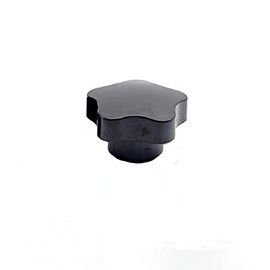 Star Knob Grip M6 Diameter Female Thread Clamping Knobs Handle Tightening Screw Black