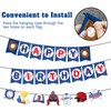 2 Pcs Happy Birthday Baseball Banner Baseball Party Decorations