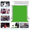 Pksoiil Green Screen Backdrop，Chromakey Virtual GreenScreen Background Sheet，Fabric Wrinkle Resistance