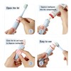 SAMIQU Portable Travel Toothbrush Set–Mini Toothbrush with Built-in Toothpaste Container