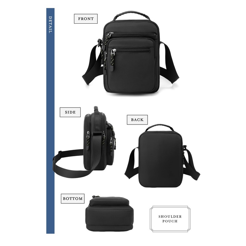 Oopsi Shoulder Pouch, Shoulder Bag, Men's, Crossbody Pouch, Smartphone, Large