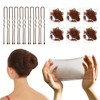 TonJin Invisible Hair Nets and U Shaped Hair Pins Set/Hair