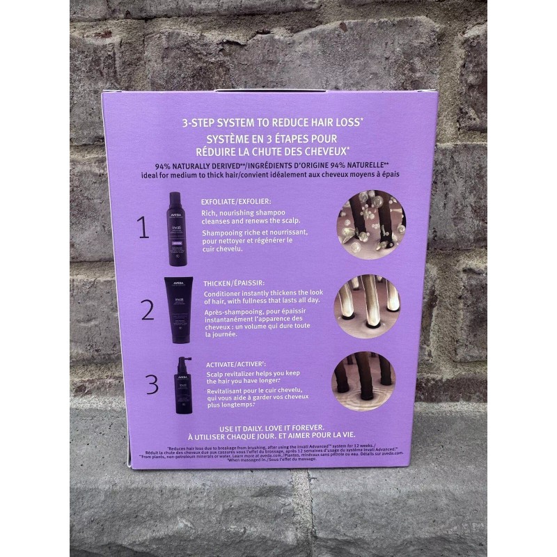 Aveda Invati Advanced Solutions For Thinning Hair ,Rich，gift Set
