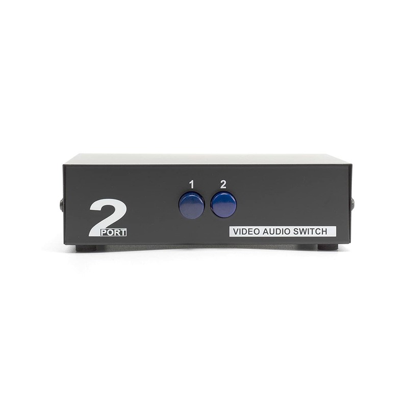 THE CIMPLE CO 2 Way Switch Composite Video Switcher -Black-