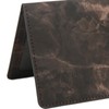 4pcs Vaccination Certificate Holder Marbling Waterproof PU Leather Vaccine Card