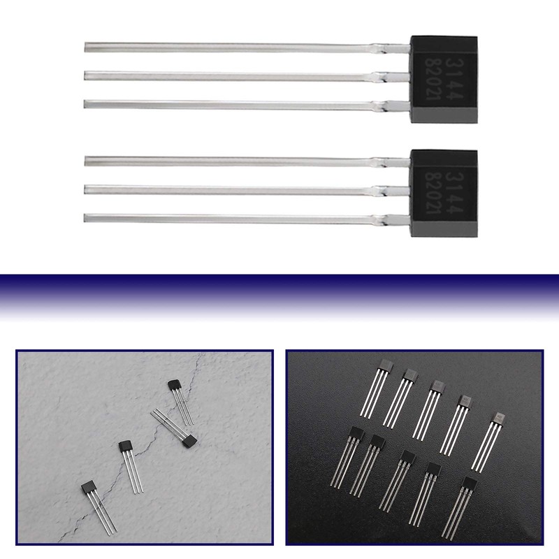 Be In Your Mind 20Pcs A3144/OH3144/44E/AH3144E TO-92UA Linear Hall Effect