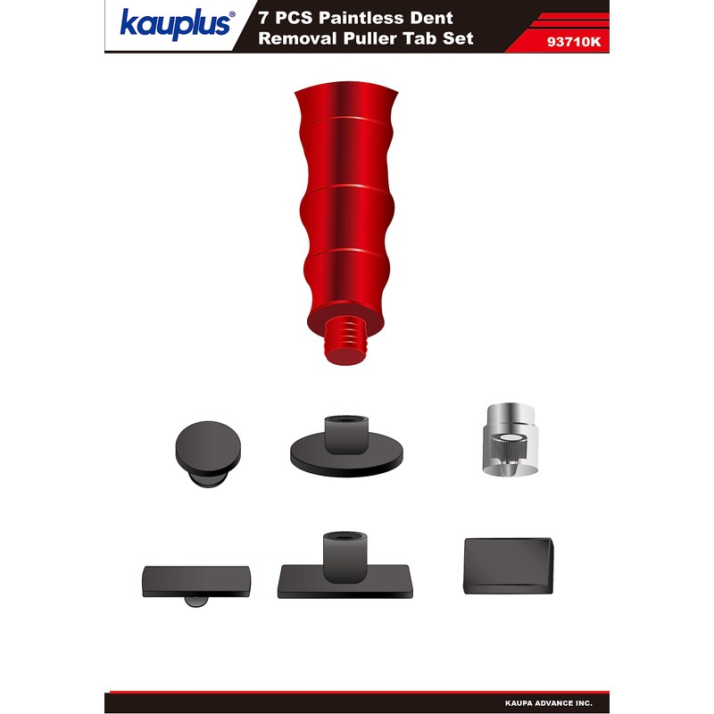 kauplus kauplus 7PCS Slide Hammer Dent Puller & Tab Kits