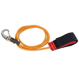Ausla Kayak Paddle Safety Lead, Elastic Paddle Lead, Kayak Paddle Tether Lead, Elastic Cord, Boat Canoe Kayak Paddle Lanyard, Boat Paddle Leash with Carabiner Clip, (ORANGE)