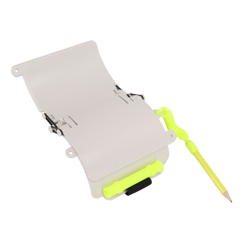 3 Panels Wrist Writing Dive Slate with Pencil Scuba Diving