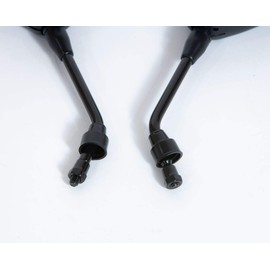 Deluxe Scooter Rear View Mirror Pair for Most Pride Mobility Scooters (Only Works with Scooters with Screw Holes On The Tiller)