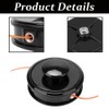 SagaSave Trimmer Head, Mowing Cutter Head Lawn Mower Accessories, Compatible