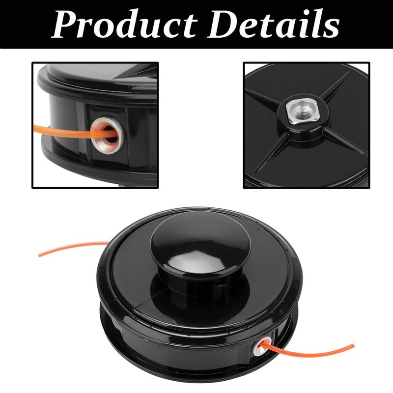 SagaSave Trimmer Head, Mowing Cutter Head Lawn Mower Accessories, Compatible