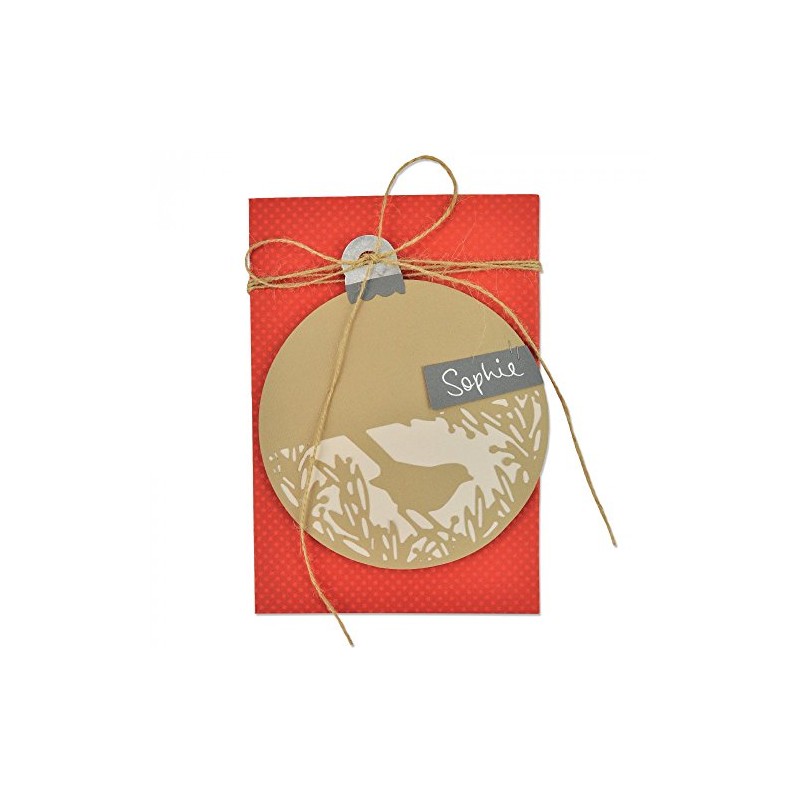 Sizzix Thinlits Dies Festive Bird by Sophie Guilar 3Pk, Carbon