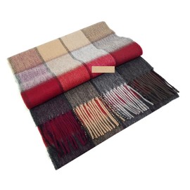 GFM Men's Wool Scarf for Autumn and Winter, Wool 100%-ay-06
